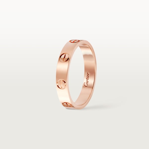 Love ring, small model Rose gold