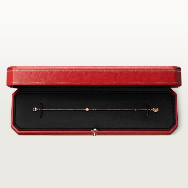 Cartier d'Amour 手鏈，小型款 18K黃金，鑽石