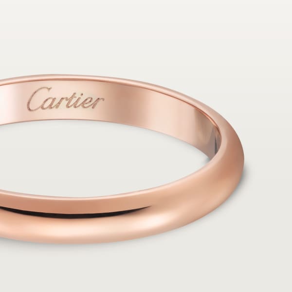 1895 wedding ring, width 2.5 mm Rose gold