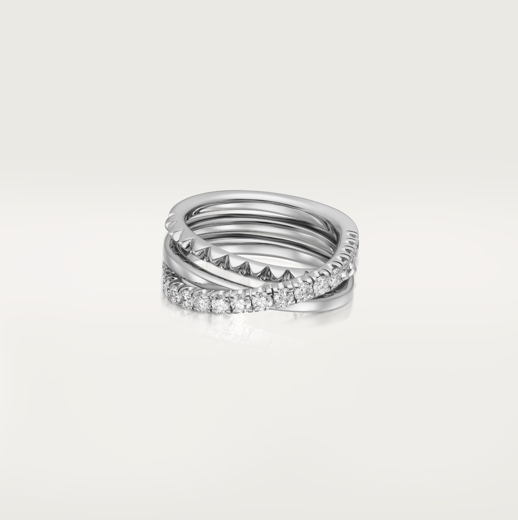 Etincelle de Cartier ring, semi-pavedWhite gold, diamonds