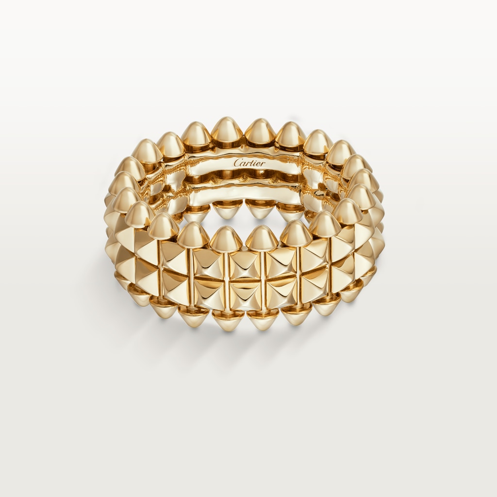 Clash de Cartier ring, double Yellow gold