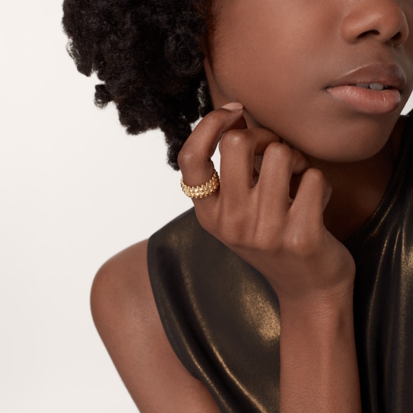 Clash de Cartier ring, double  Yellow gold