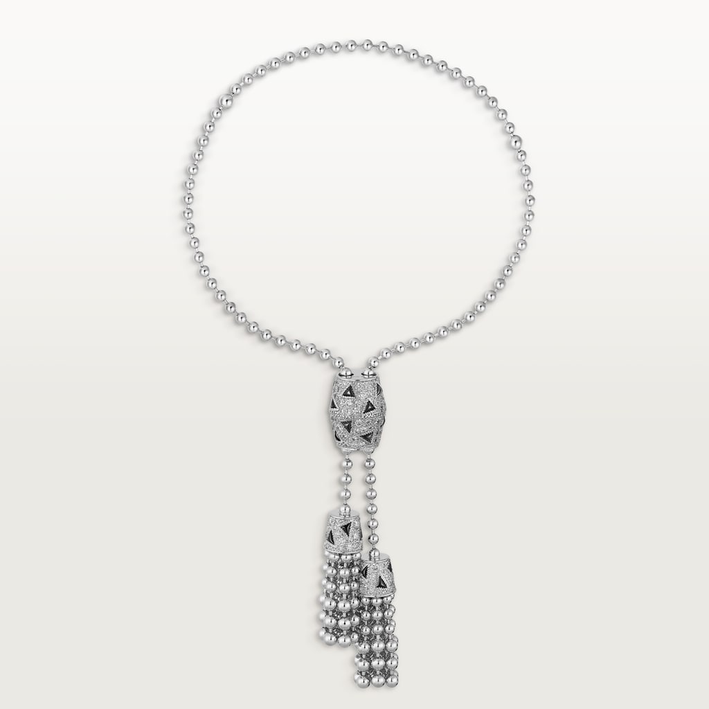 Panthère de Cartier bracelet, semi-pavedWhite gold, onyx, diamonds